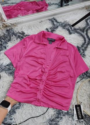 Укорочена блуза блузка топ поло