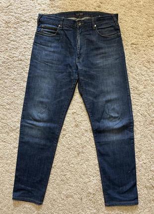 Джинсы, штаны armani jeans оригинал бренд размер 34,33 брендовые джинсы оригинальные размер l,xl длина 105 см
