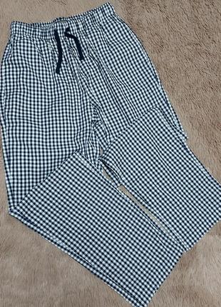 Мужские пижамные брюки (х/б) с карманами