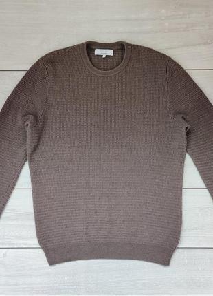 Якісний светр з вовни мериносу екстра класу з круглою горловиною nigel hall
