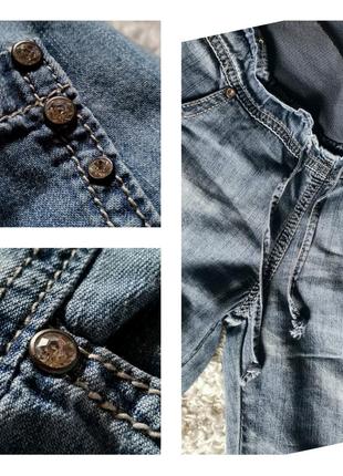 Джинсовые бриджи джогеры тайвань капри джинс9 фото