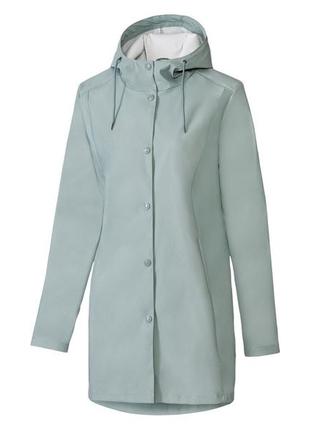 Куртка-дождевик водоотталкивающая и ветрозащитная для женщины crivit 370670 m серый