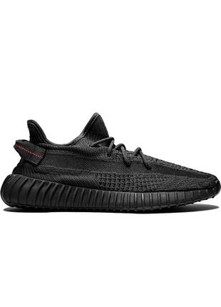 Adidas yeezy boost 350 v2 black (реф шнурки) 42