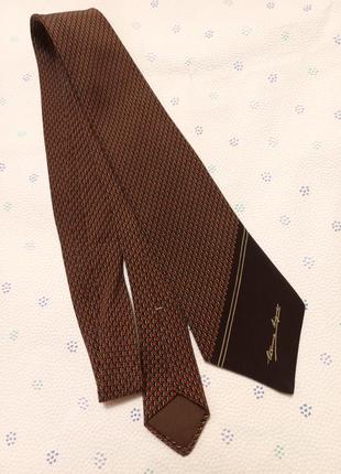 Италия шелк  винтажный галстук люкс бренд etienne aigner