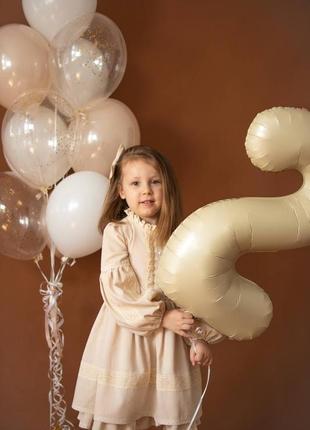 Дитяча сукня лляна естетична 122 розмір