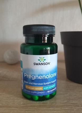 Для нормалізації гормонального фону, покращення когнітивних функцій прегненолон pregnenolone swanson 25 mg 60 капсул