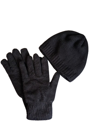 Комплект шапка та рукавички