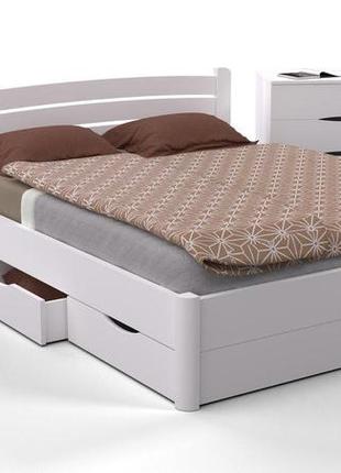 Ліжко софія з ящиками 1400*2000, біла