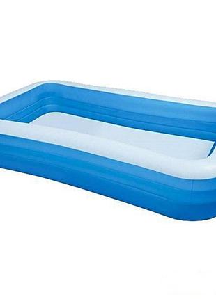 Басейн надувний intex для дорослих та дітей для купання 305*183*56 см у коробці