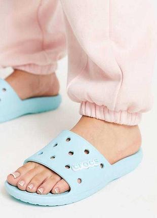 Crocs classic slide шлепанцы женские крокс  w10/41-42/27см.