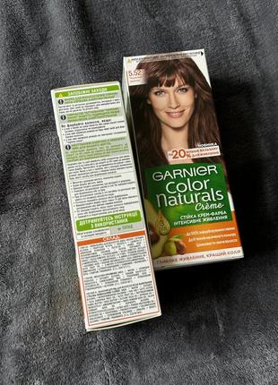 Стійка крем-фарба з трьома маслами garnier color naturals2 фото