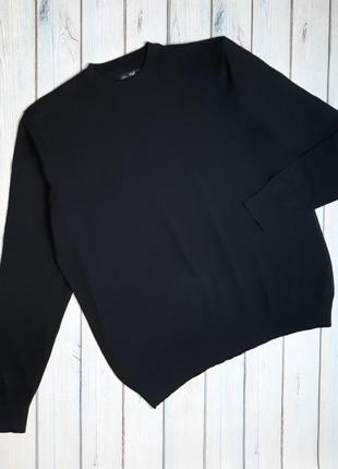 💥1+1=3 базовый черный мужской свитер f&amp;f, размер 50 - 52