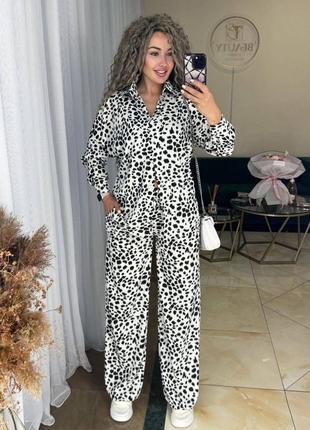 Хитовой яркий брючный костюмчик с рубашкой 🔥😍 брюки сорочка, костюм рубашка