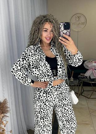 Хитовой яркий брючный костюмчик с рубашкой 🔥😍 брюки сорочка, костюм рубашка