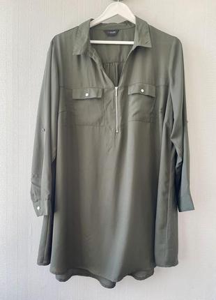 Жіноча подовжена блузка великого розміру 24 від yours