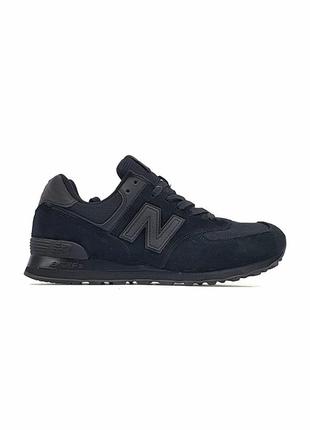 Кроссовки new balance 574 •black• арт #783-1