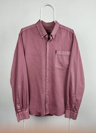 Красивая рубашка barbour garment dyed  vintage paul smith ralph england usa