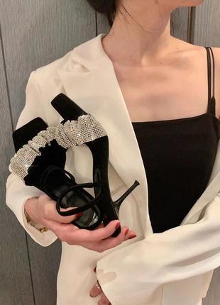 Босоножки туфли шлепанцы на каблуке alexander wang4 фото