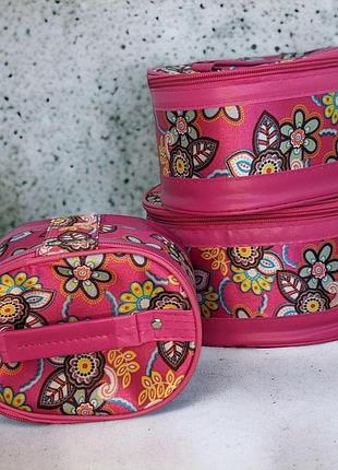 Косметичка каркасна жіноча на блискавці, органайзер скринька для косметики  20х15.5х12 см