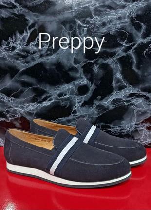 Кожаные мужские лоферы preppy оригинал