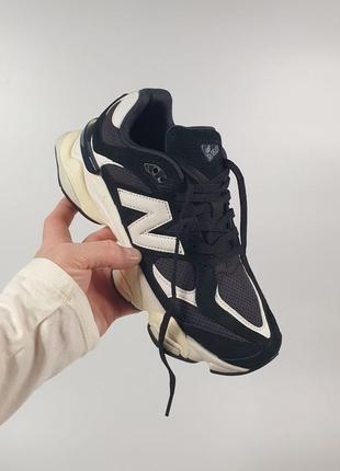 Кроссовки new balance 9060 •black white• арт #9060-2