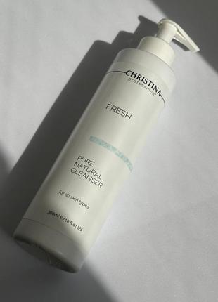 Christina fresh pure & natural cleanser - натуральний гель крістіна для всіх типів шкіри розпив розлив