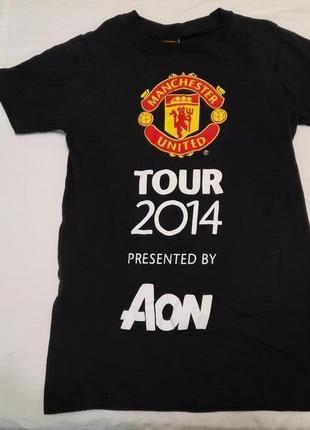 Футболка  manchester united tour 2014 - s , унісекс