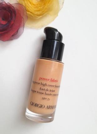 Тональна основа -armani power fabric spf 25 - 5