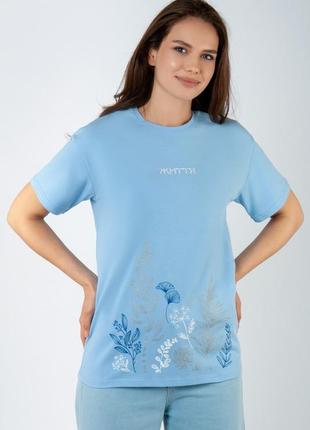 Стильная футболка oversize для женщин из легкого стрейч-кулира