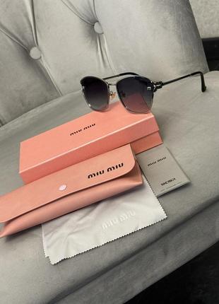 Солнцезащитные очки miu miu полный компрект