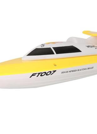 Катер на радиоуправлении fei lun ft007 racing boat (желтый)