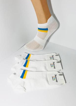 Шкарпетки жіночі 12 пар літні укорочені сітка патріотичні житомир розмір 36-40