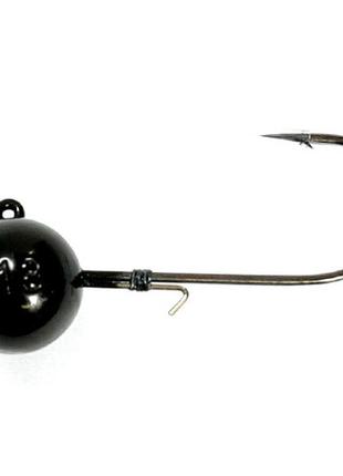Вольфрамова джигголівка шар black #3/0 17,8gr (58tbjb30) джиг головка рибальська