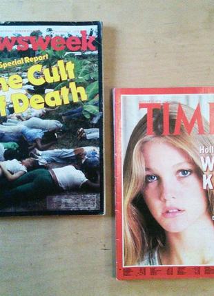 Архивные журналы newsweek, журнал time, общественно-политический журнал тайм