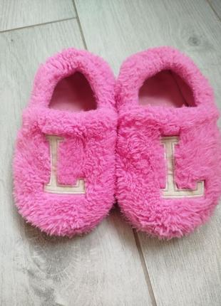 Тапки комнатные детские