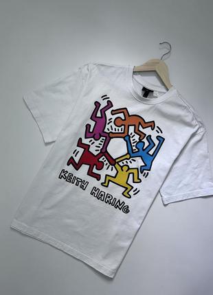 Футболка h&amp;m keith haring, оригинал