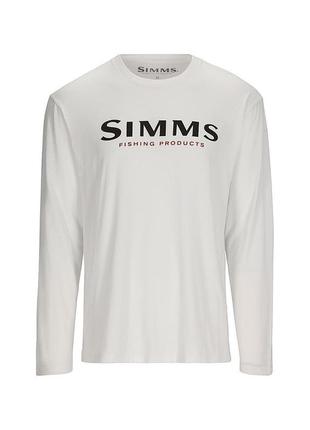 Реглан simms logo shirt ls white m (13626-100-30)