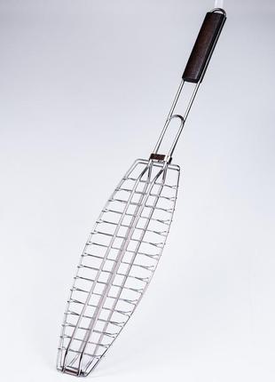 Решітка для риби 65×15×4 (см) гриль сітка з нержавіючої сталі