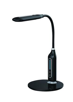 Лампа світлодіодна настільна delux tf-510 8 вт led 3000k-4000k-6000k черный