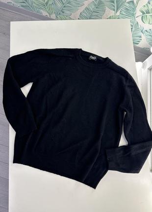 Dolce & gabbana d&g винтажный шерстяной свитер оригинал голограмма 36
