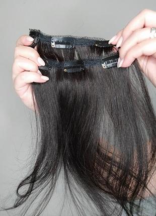 Натуральне волосся для нарощування на заколках