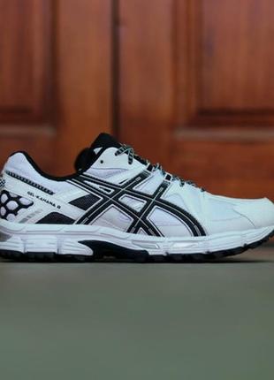 Asics gel kahana 8 white black 41