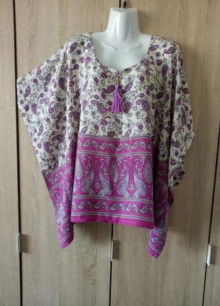 Блуза большого размера батал