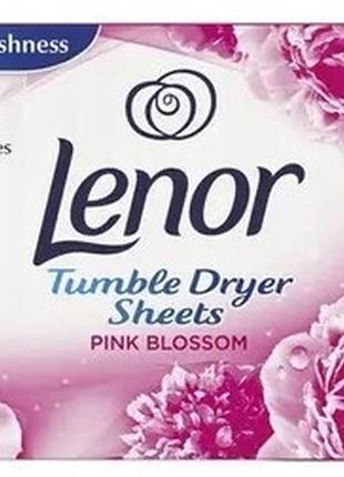 Серветки для сушильної машини lenor pink bloosom , 34 шт
