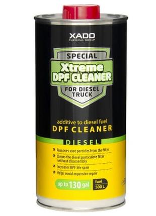 Очисник сажового фільтра xtreme dpf cleaner for diesel truck бляшанка 500 мл