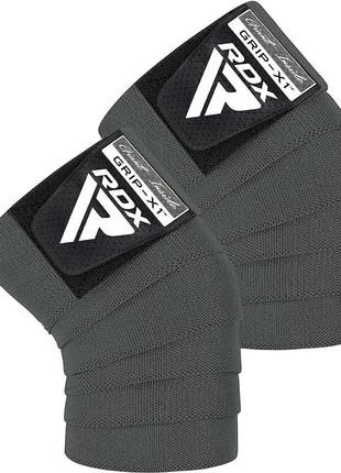 Бинти на коліна rdx k1 gym knee wraps grey