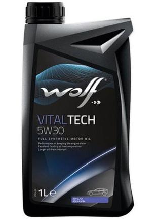 Моторное масло wolf vitaltech 5w30 1л (8309809) - топ продаж!