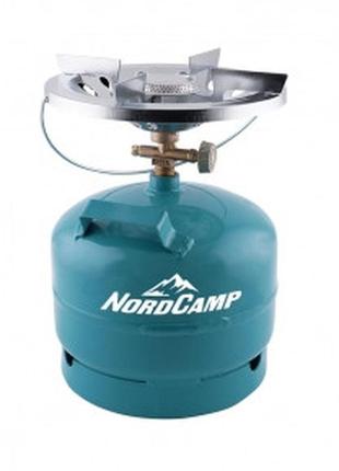 Газовий балон nord camp з пальником (конфоркою) 5л nc05500