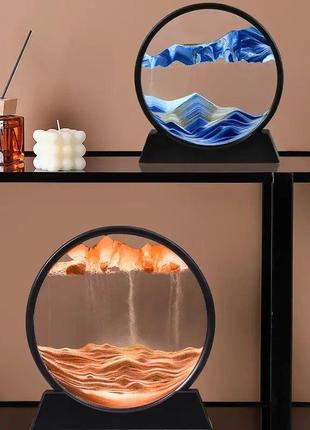 Живая песочная картина-антистресс, картина 3d, картина антистресс, песочные часы