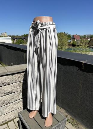 Ідеальні широкі брюки у смужку primark